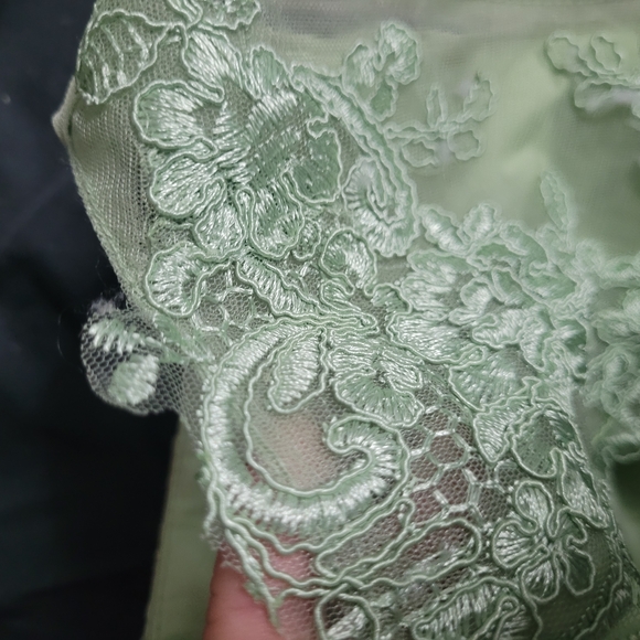 Elegant Green Maxi Dress From Azazie - Picture 11 of 15